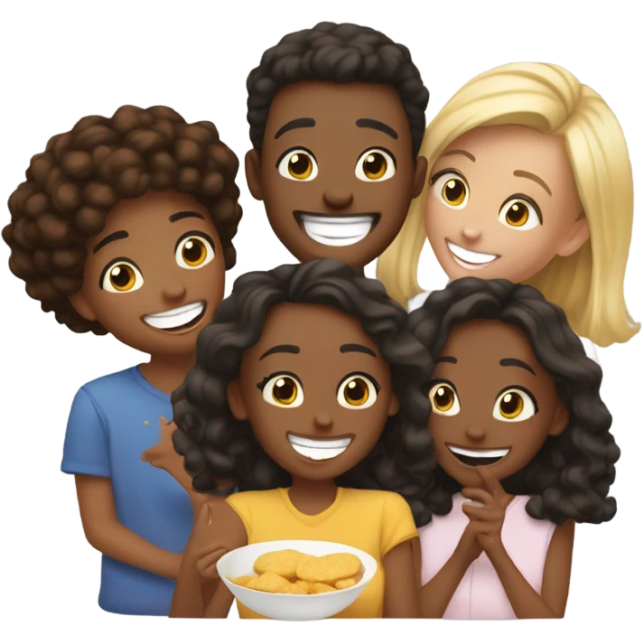 happy moments with friends emoji