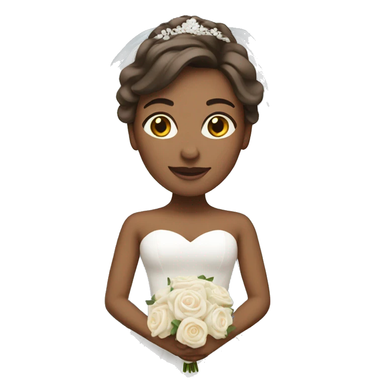 bride with medium skin tone emoji