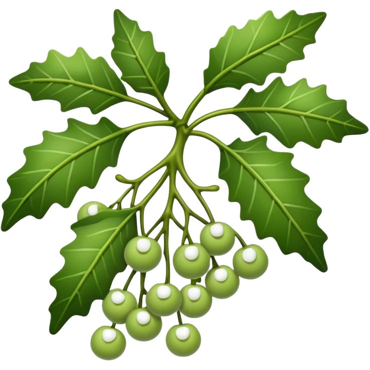 mistletoe emoji