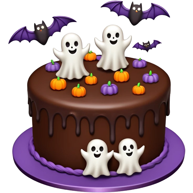 Halloween Birthday cake emoji