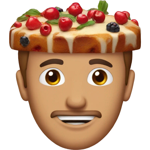 Fruitcake emoji