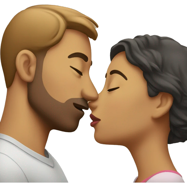a couple kissing  emoji