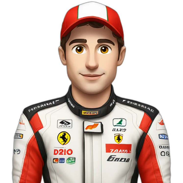Charles Leclerc Ferrari team pilot emoji