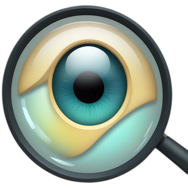 Eye in magnifying glass emoji