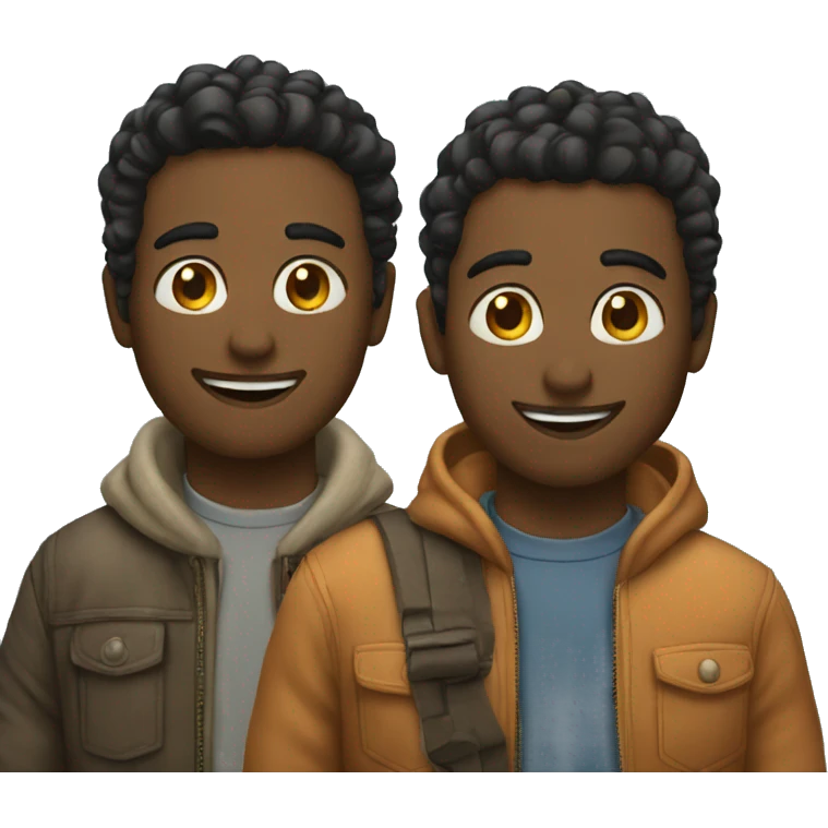duo in a trio emoji