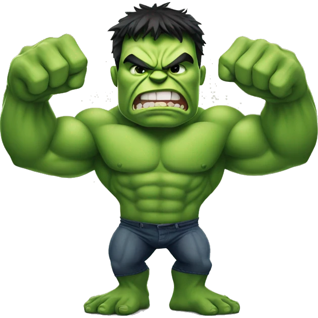 Hulk with iPhone  emoji