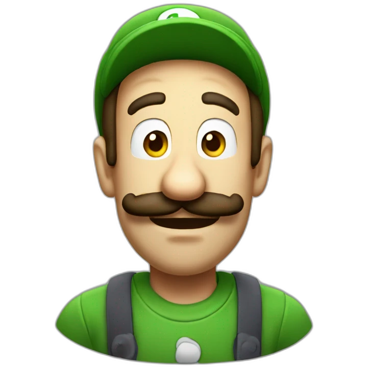 Luigi triste emoji