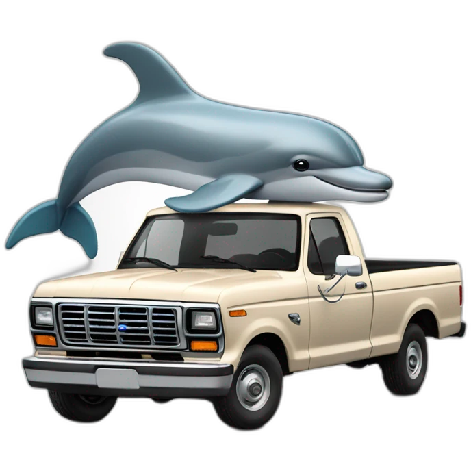 dolphin driving cream 1987 ford f-150 emoji