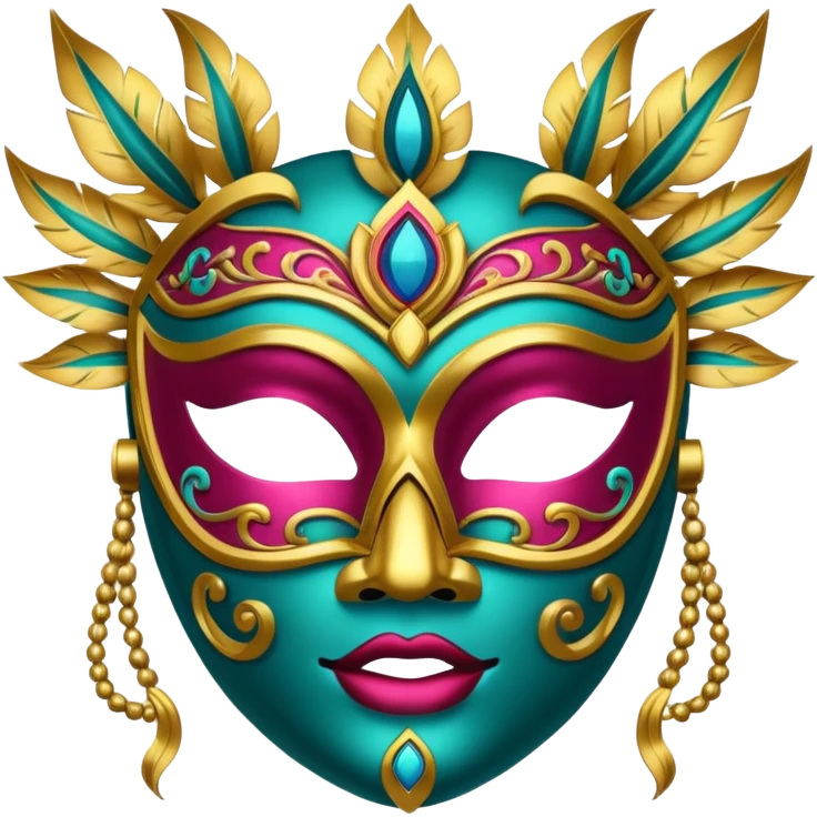 Colorful Mask  emoji