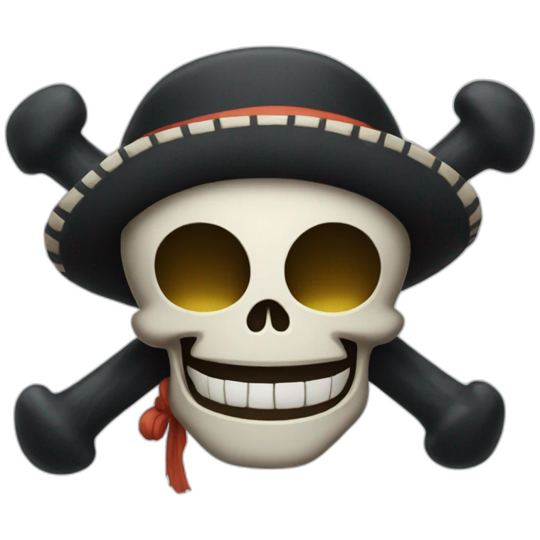 one piece jolly roger emoji