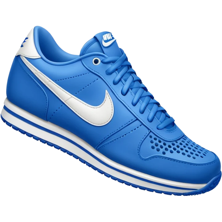 realistic blue Nike tennis shoe emoji