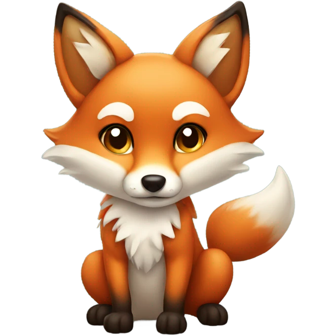 Cute fox  emoji