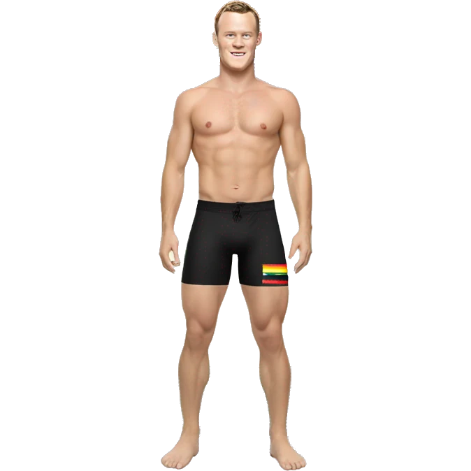Jonathan Toews beach body with rainbow background emoji