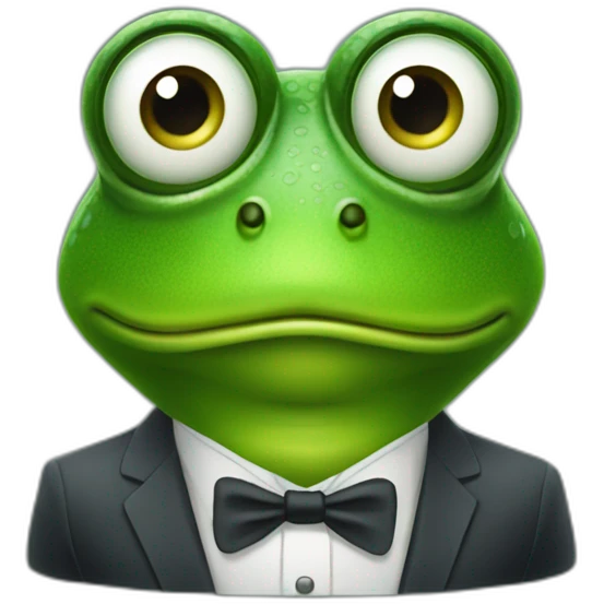 Frog-wearing-a-suit-but-you-see-the-pain-in-its-eyes emoji