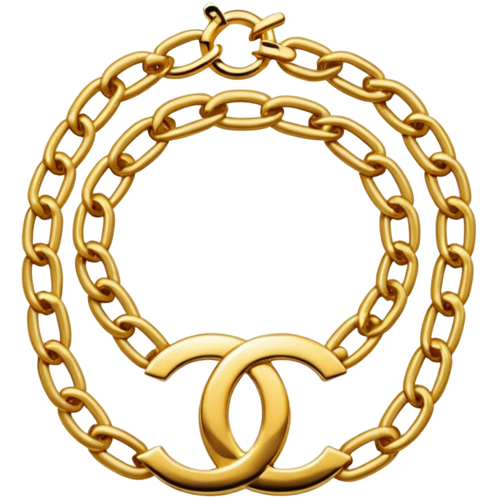 chanel chain  emoji