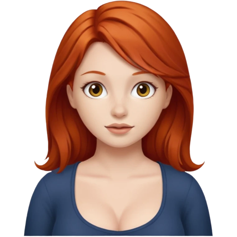 blowjob with a redhead girl with big tits emoji