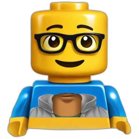 lego brick emoji