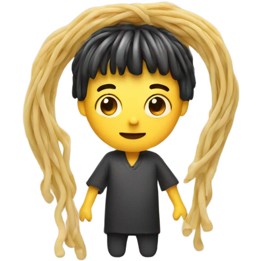 Noodle person emoji