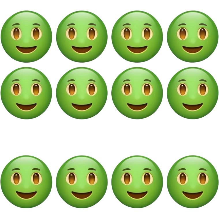 ❌ change the emoji color from red to green color emoji