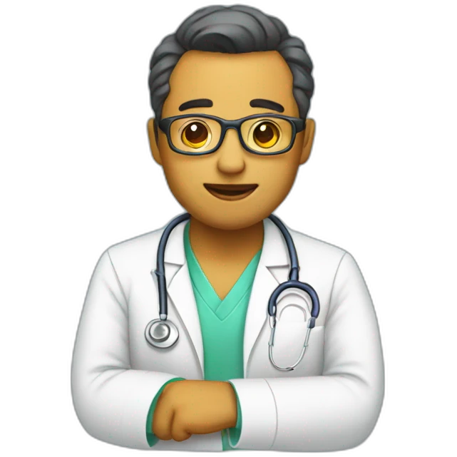 doctor-programmer-developer emoji