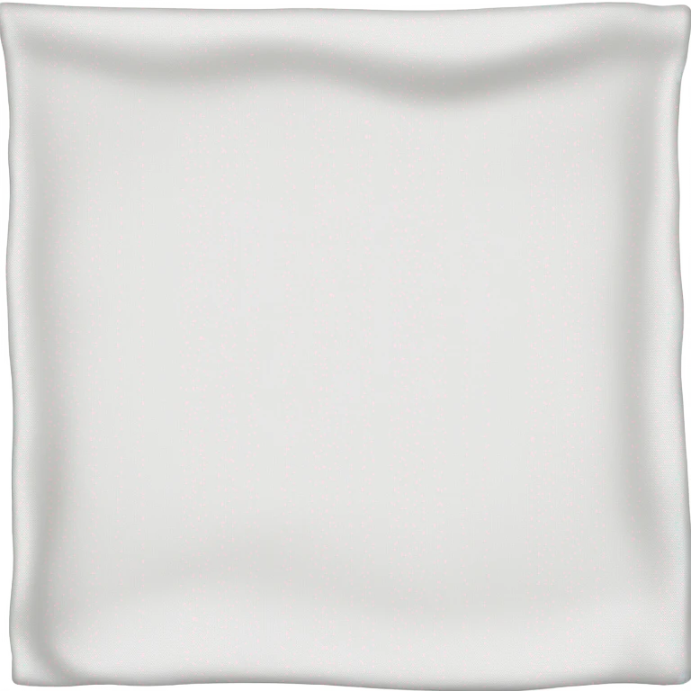 White cloth rectangle  emoji