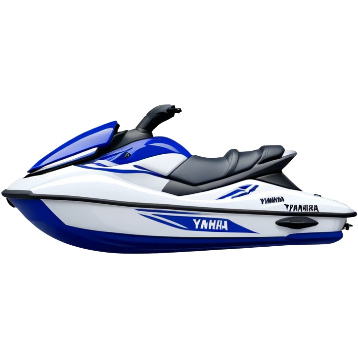 Jet Ski - Yamaha EX Deluxe (Model Year: 2022) (Iconic colour: Blue and white) emoji