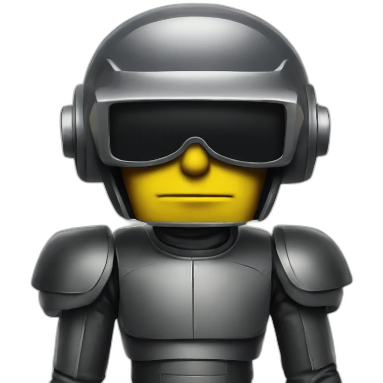 The Simpsons daft punk emoji