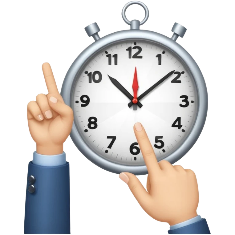A cartoon-style hand making the ‘clock it’ gesture (thumb tapping against middle finger, as if making a clicking sound), with a confident expression or sparkle to show dramatic emphasis.” emoji