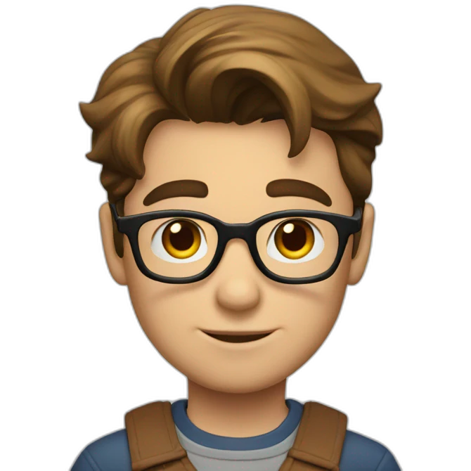 young clark kent front view emoji