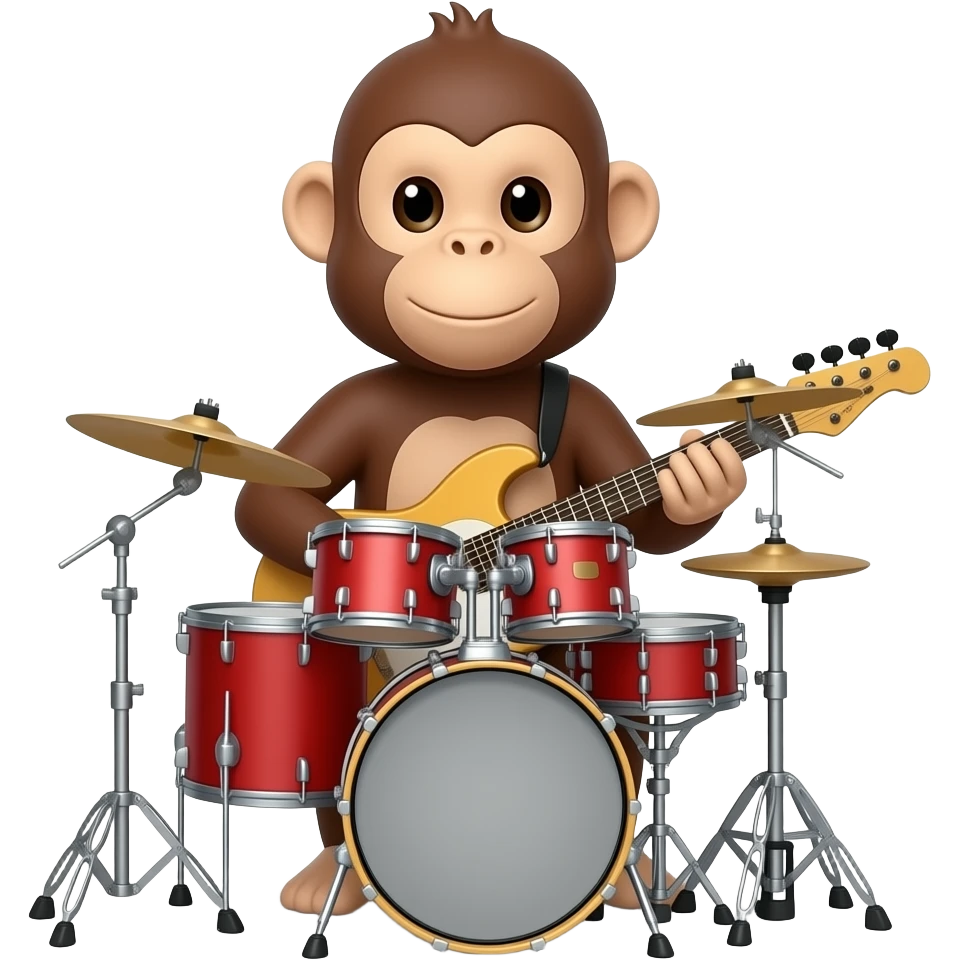 Músico mono! emoji
