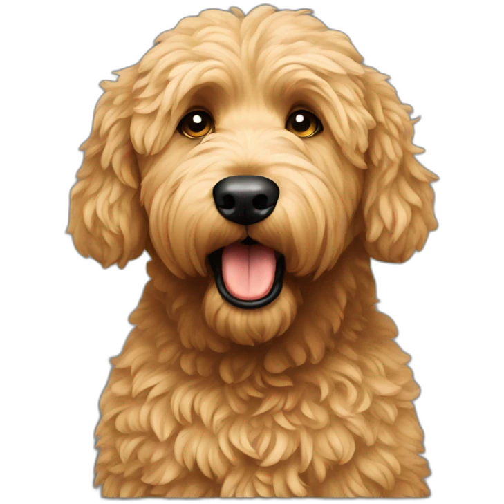 Goldendoodle angry emoji
