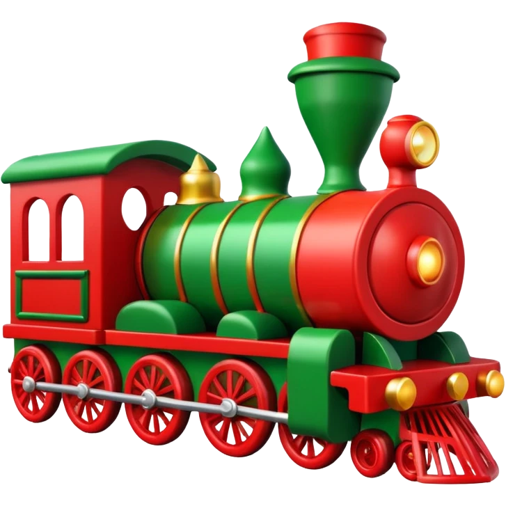 Christmas train emoji