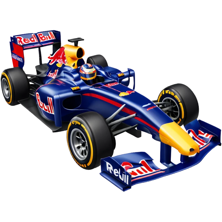 a 2010 Red Bull Formula 1 car emoji