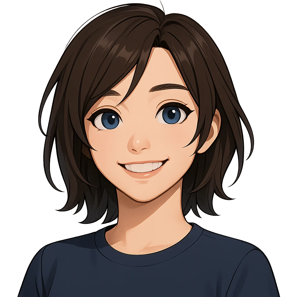 Samsung Sam smiling, close-up portrait, minimal background, profile picture, modern digital style emoji