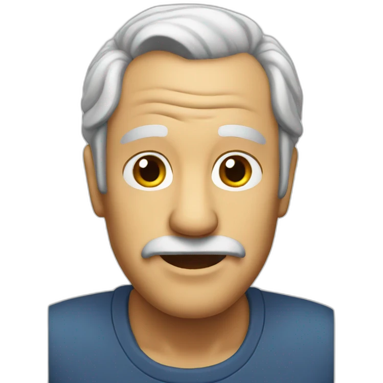 old-man-with-ponytail emoji