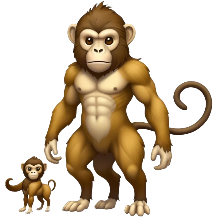 horse monkey creature emoji