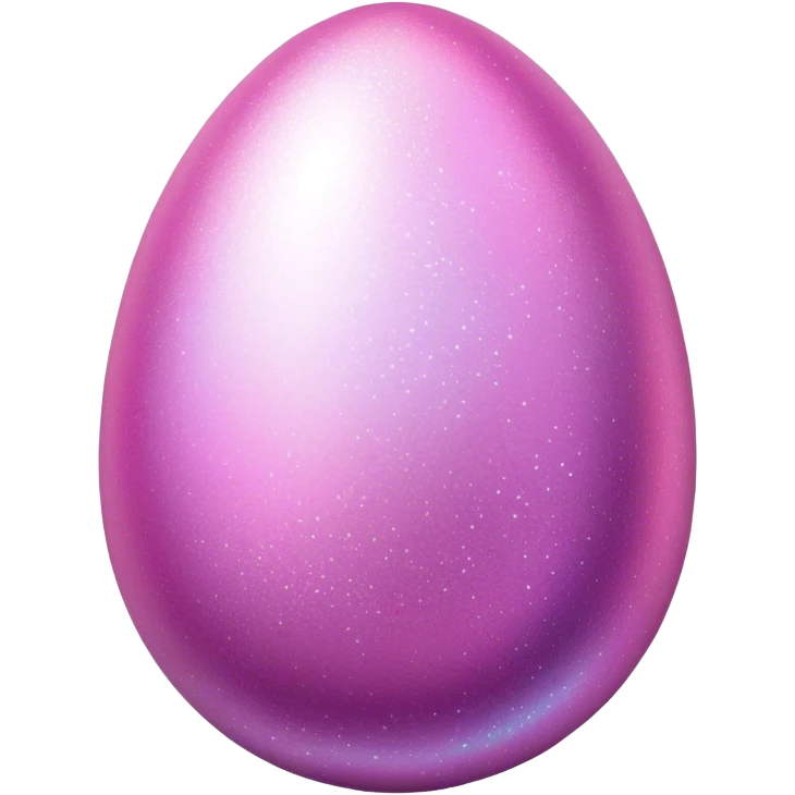 pink sparkly easter egg emoji