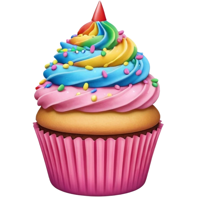 cupcake rosa emoji