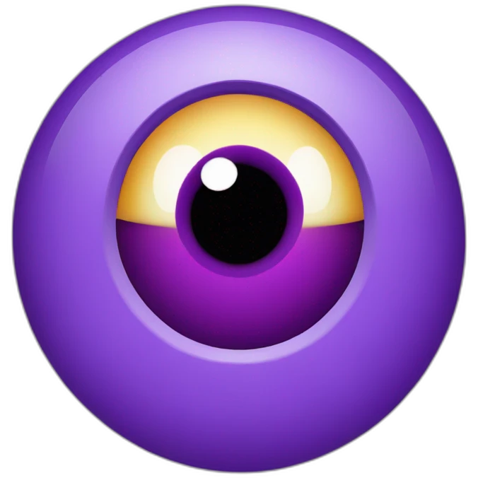 purple eye emoji