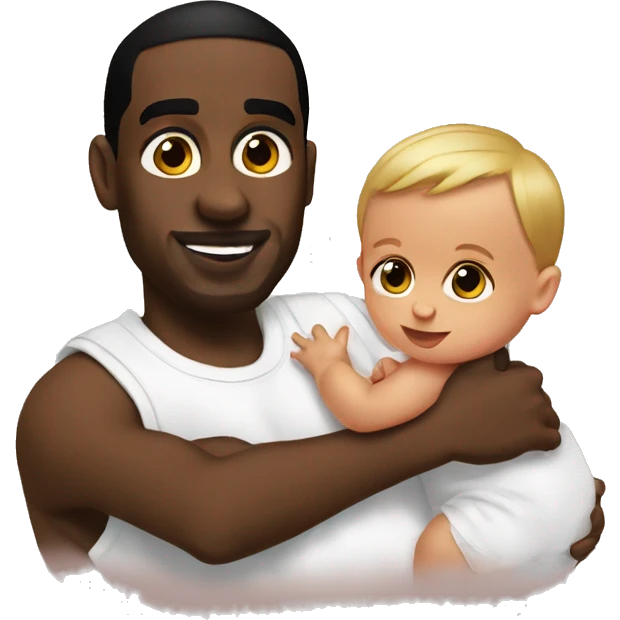 Diddy with baby emoji