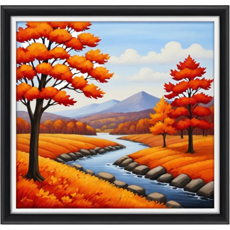 thumbnail picture mac os, painting on wall, autumn emoji