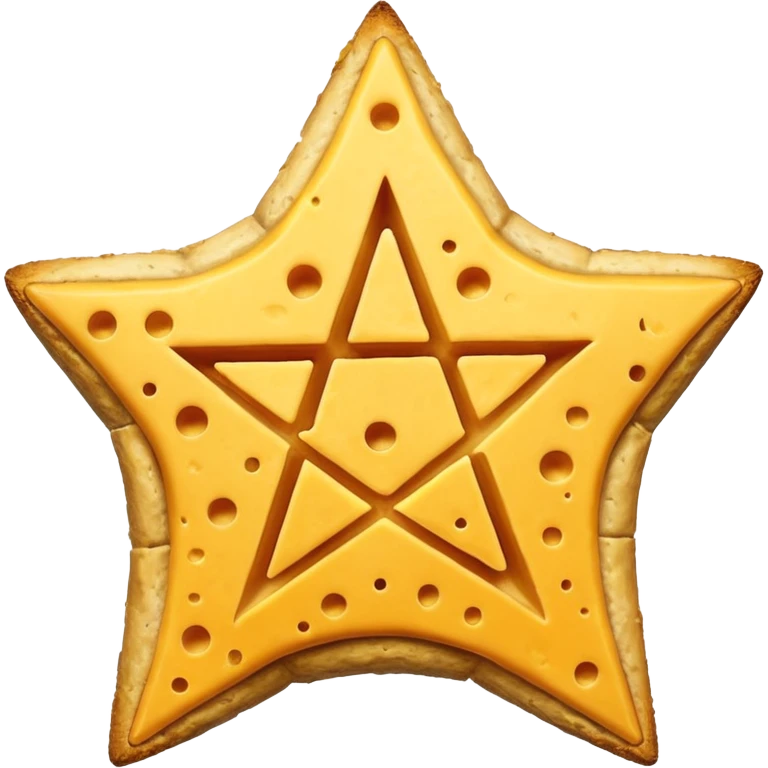 cheese witchcraft occult pentagram emoji