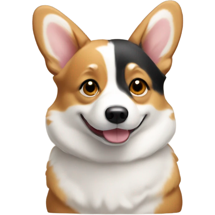 tri color corgi emoji
