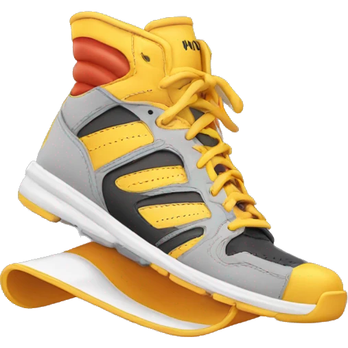 Running wing shoes  emoji