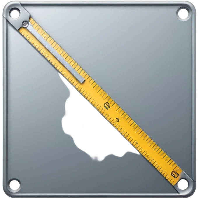 mac os icon square crop tool ruler emoji