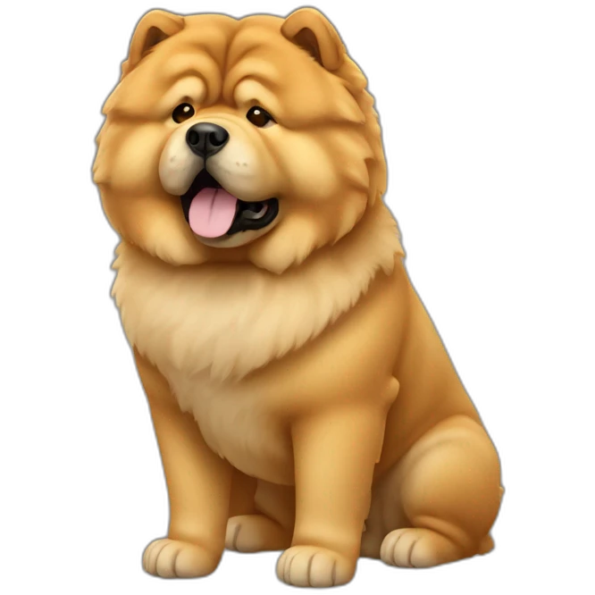 Chow Chow Dog Full Body emoji