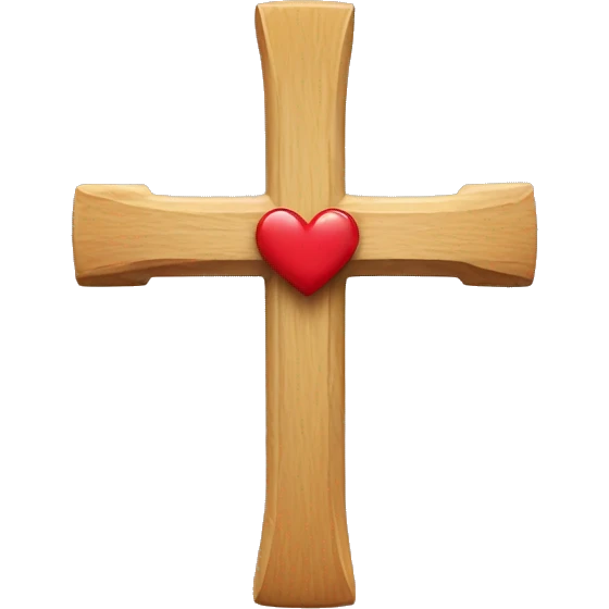 cross on heart emoji