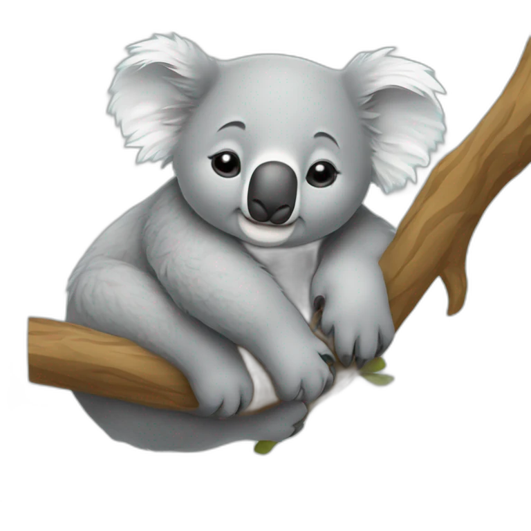 koala sleaping emoji