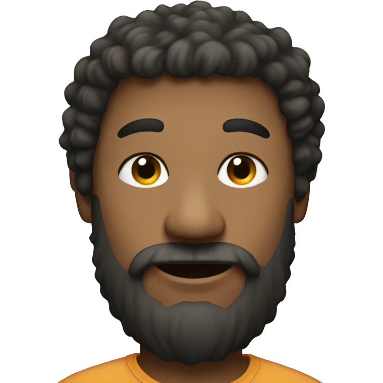 Hairy male with big bum emoji