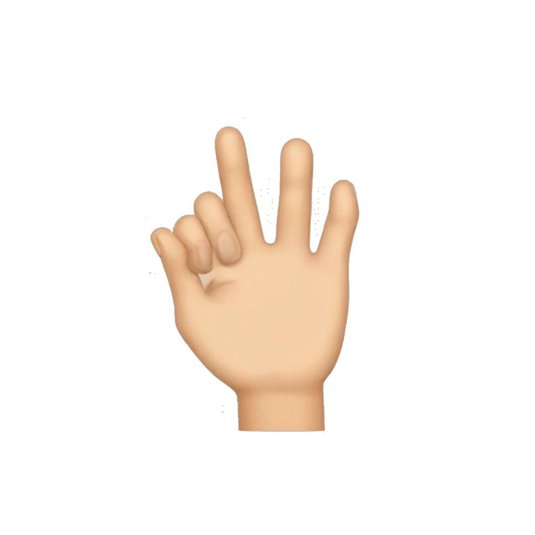 Index finger on left and right hands rubbing together emoji